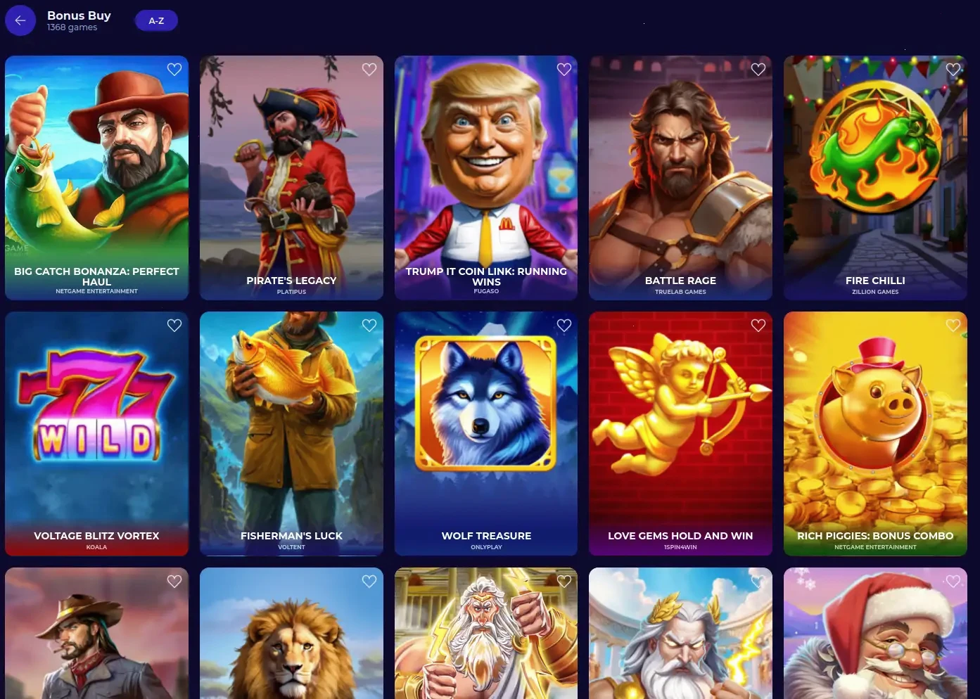 Panoramica giochi e slot disponibili su Nitrobet casino online